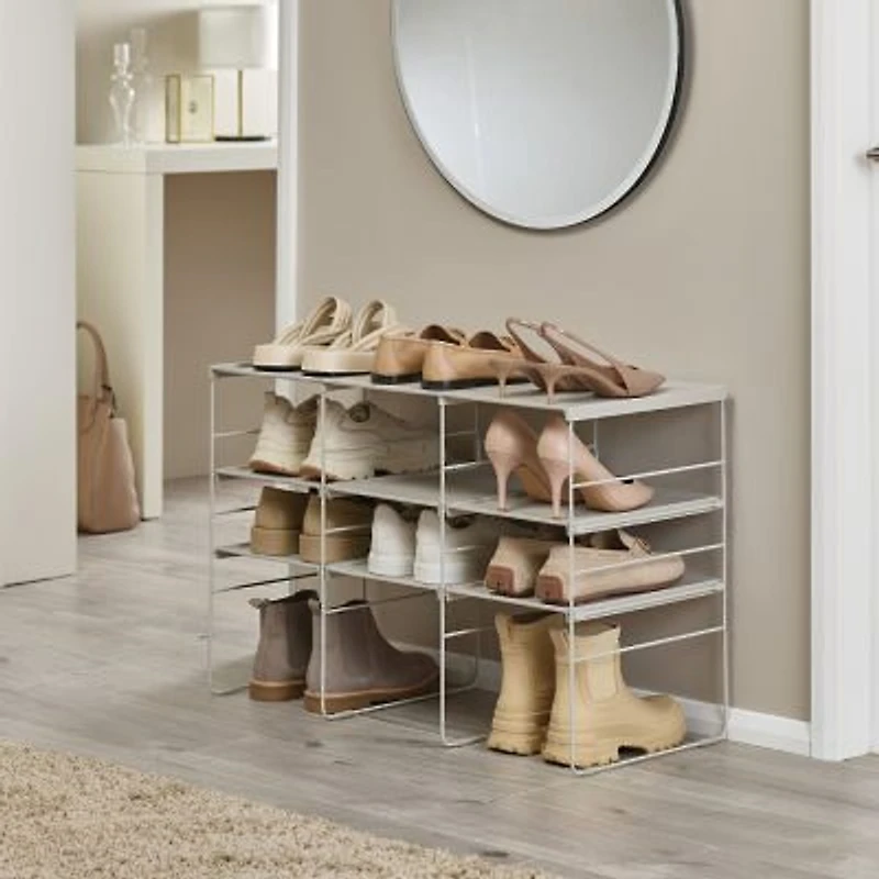Joseph Joseph Level Plus Adjust Stackable 12-Compartment 12-Shelf Shoe Rack