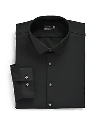 J. Ferrar Mens Big & Tall 360 Stretch Regular Fit Easy Care Fabric Long Sleeve Dress Shirt