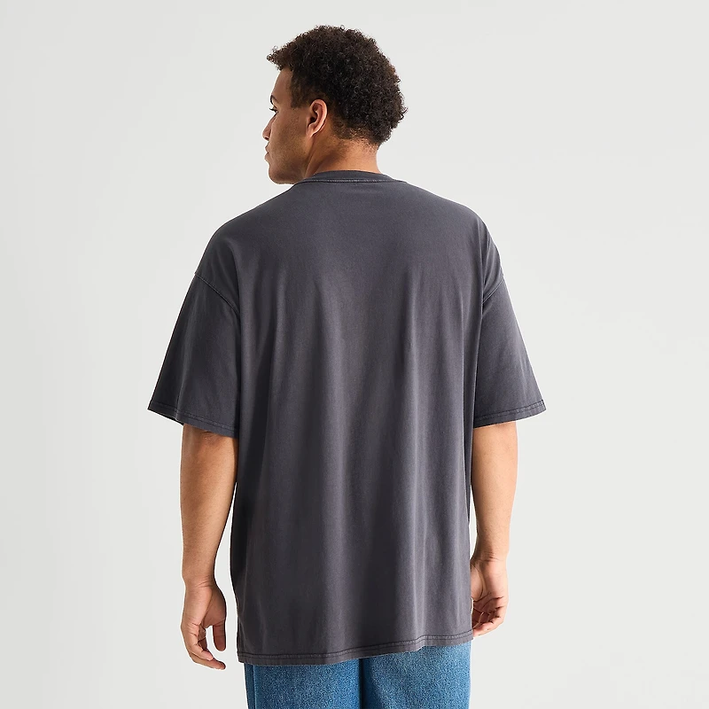 Arizona Mens Crew Neck Short Sleeve Big and Tall T-Shirt