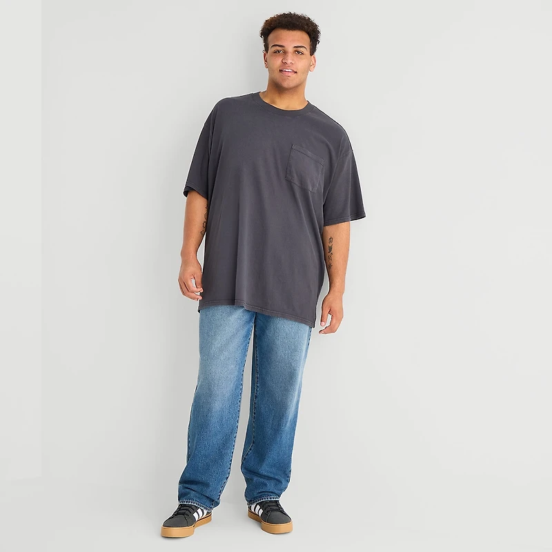 Arizona Mens Crew Neck Short Sleeve Big and Tall T-Shirt