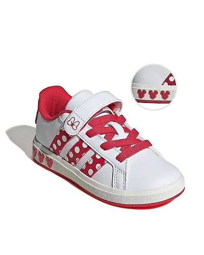 adidas Grand Court Little Kid Girls Minnie Mouse Sneakers