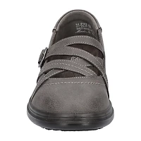 Easy Street Wise Womens Round Mary Jane Shoes