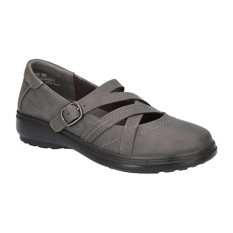 Easy Street Wise Womens Round Mary Jane Shoes