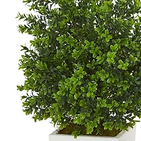 Sweet Grass Artificial Plant in White Tower Planter (Indoor/Outdoor)