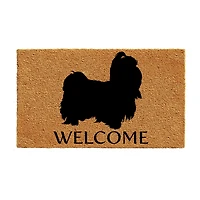 Calloway Mills Shih Tzu Outdoor Rectangular Doormat