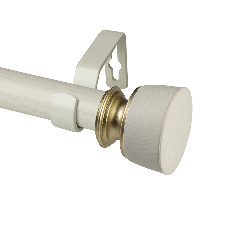 Rod Desyne Nuno Faux Wood 1 Adjustable Curtain