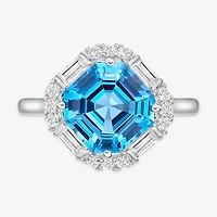 Gemstone Sterling Silver Cocktail Ring