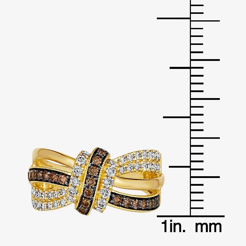Le Vian® Ring featuring 1/2 CT. Nude Diamonds™ 3/8 Chocolate Diamonds® set 14K Honey Gold™