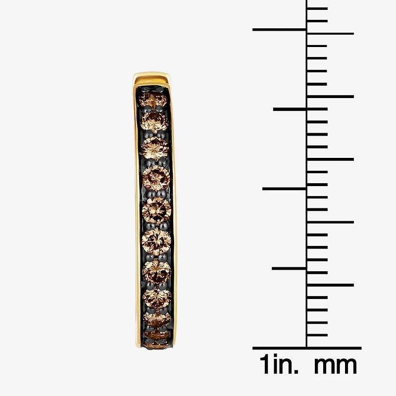 Le Vian Chocolatier® Earrings featuring 1 1/20 CT. Chocolate Diamonds® set 14K Honey or Strawberry Gold™