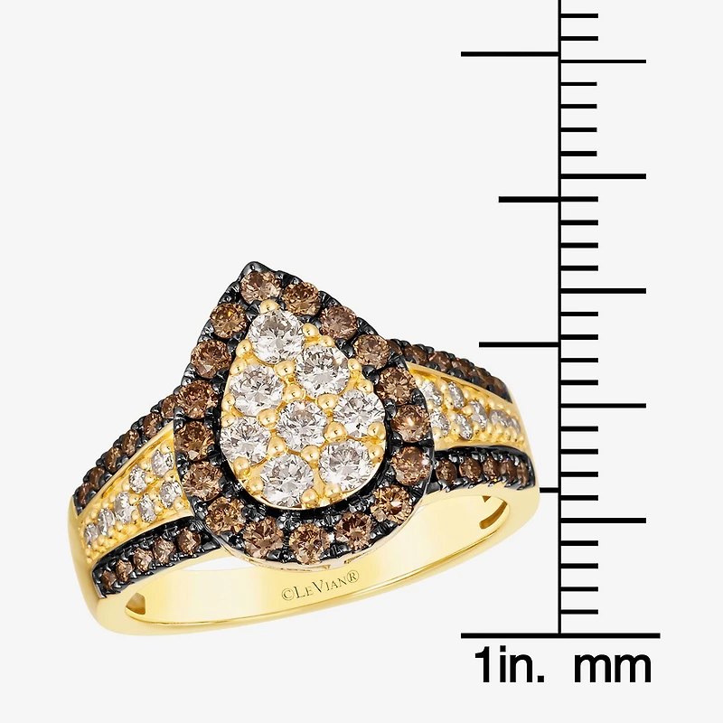 Le Vian® Ring featuring 1/ CT. Nude Diamonds™ Chocolate Diamonds® set 14K Honey Gold