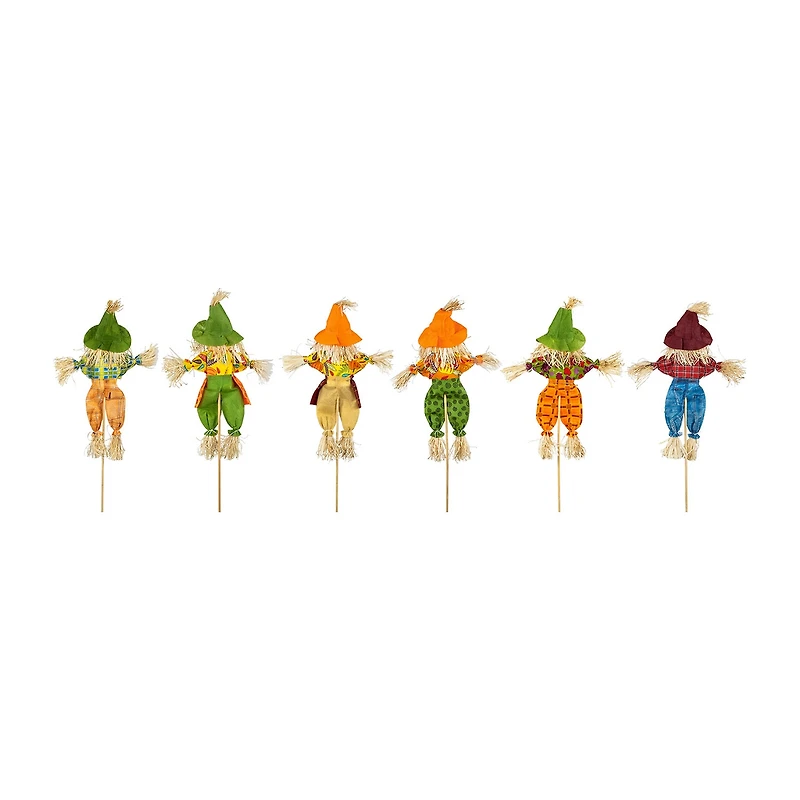 Northlight 24in Fall Scarecrow Picks Thanksgiving Yard Art