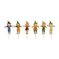 Northlight 24in Fall Scarecrow Picks Thanksgiving Yard Art