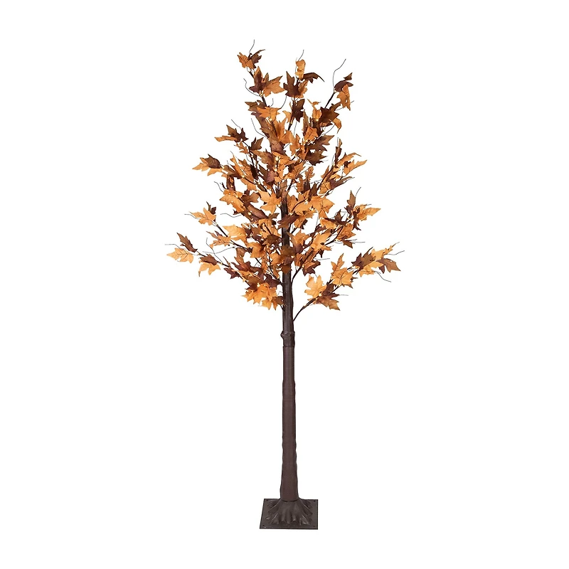 Northlight 6ft Led Maple Leaf Lighted Indoor Artificial Tree