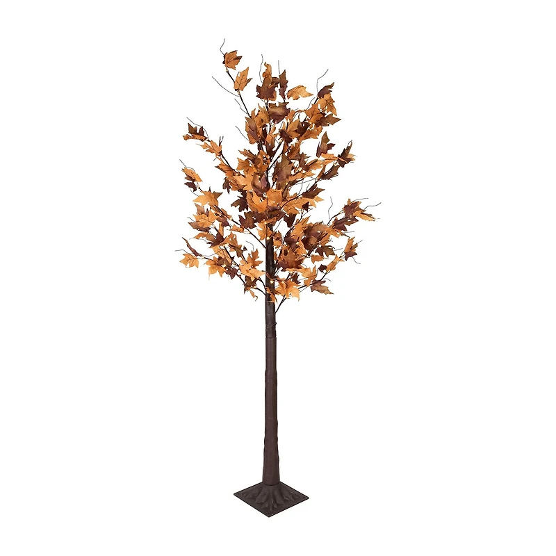 Northlight 6ft Led Maple Leaf Lighted Indoor Artificial Tree