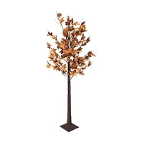 Northlight 6ft Led Maple Leaf Lighted Indoor Artificial Tree