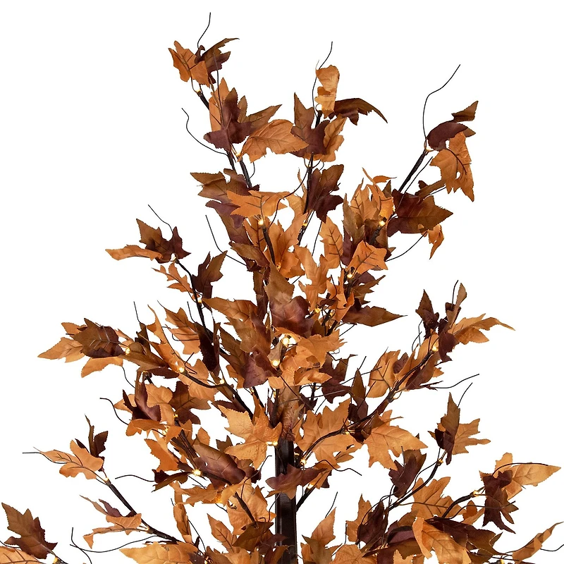 Northlight 6ft Led Maple Leaf Lighted Indoor Artificial Tree
