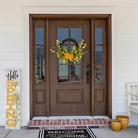 Northlight 22in Peonies Twig Wreath