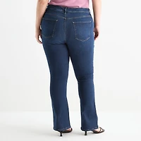 a.n.a Womens Plus High Rise Bootcut Jean