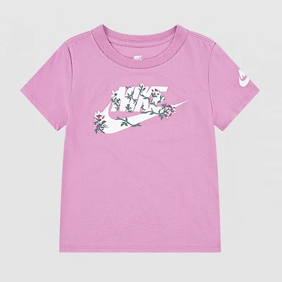 Nike Toddler Girls Crew Neck Short Sleeve Regular Fit Graphic T-Shirt