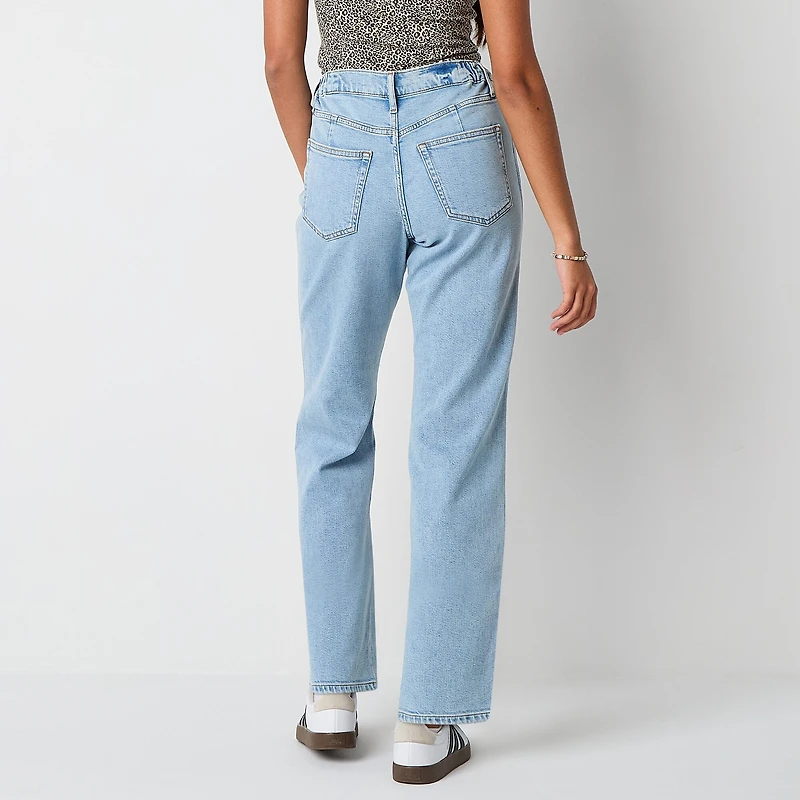 Arizona Womens Juniors Short High Rise Curvy Fit Jean