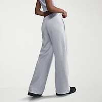 Nike Club Womens Wide Leg Mid Rise Fleece Sweatpant