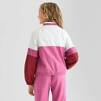 Xersion Little & Big Kid Girls Water Resistant Lightweight Anorak