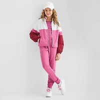 Xersion Little & Big Kid Girls Water Resistant Lightweight Anorak