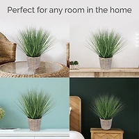 Elements Woven Willow Basket Artificial Plant