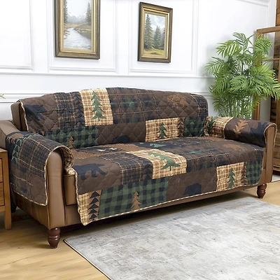 Your Lifestyle By Donna Sharp Brown Bear Cabin Sofa Protector