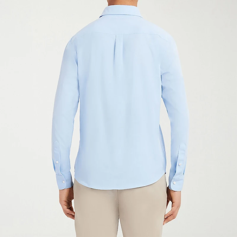 IZOD Mens Long Sleeve Regular Fit Button-Down Shirt