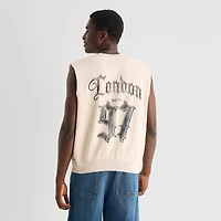 Arizona Mens Crew Neck Fleece Sleeveless Tank Top