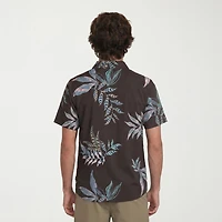 VOLCOM Mens Short Sleeve Regular Fit Button-Down Shirt