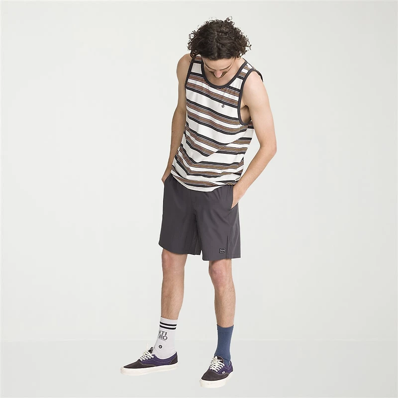 VOLCOM Mens Round Neck Sleeveless Tank Top