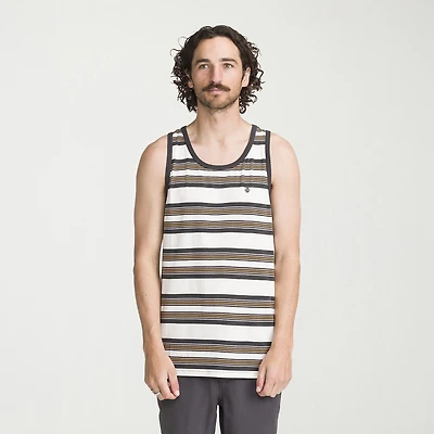 VOLCOM Mens Round Neck Sleeveless Tank Top