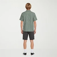 VOLCOM Mens Short Sleeve Camp Shirt