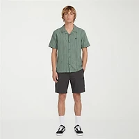 VOLCOM Mens Short Sleeve Camp Shirt