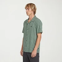 VOLCOM Mens Short Sleeve Camp Shirt