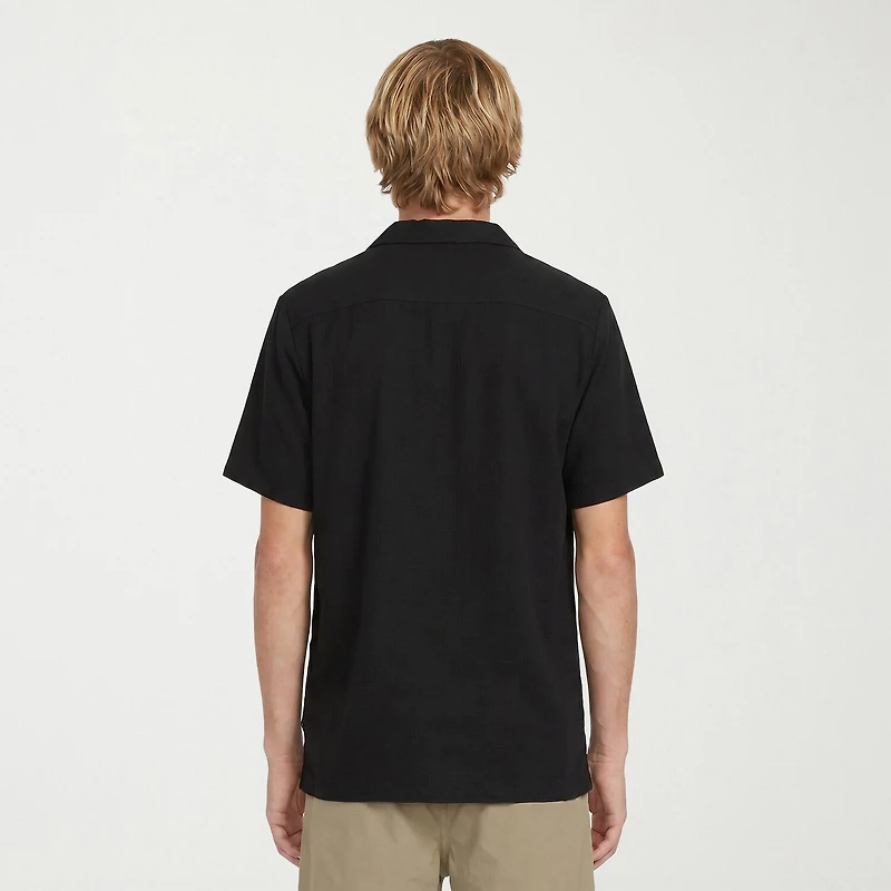 VOLCOM Mens Short Sleeve Camp Shirt