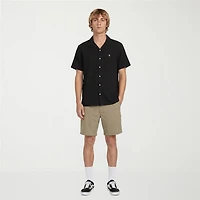 VOLCOM Mens Short Sleeve Camp Shirt