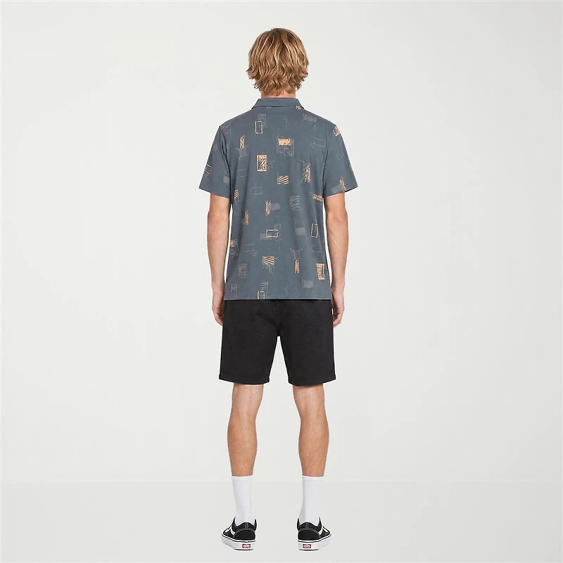 VOLCOM Mens Regular Fit Short Sleeve Polo Shirt