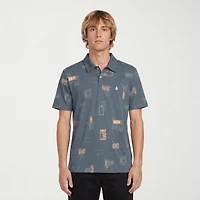 VOLCOM Mens Regular Fit Short Sleeve Polo Shirt