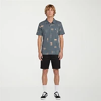 VOLCOM Mens Regular Fit Short Sleeve Polo Shirt