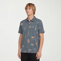 VOLCOM Mens Regular Fit Short Sleeve Polo Shirt