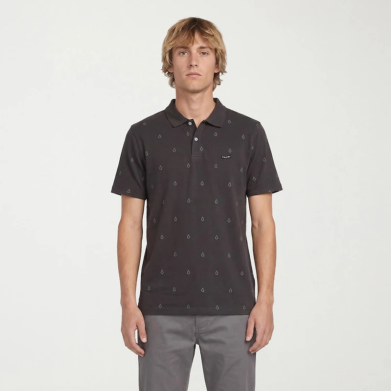 VOLCOM Mens Regular Fit Short Sleeve Polo Shirt