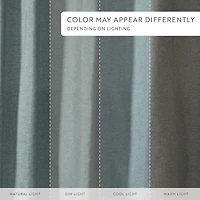 Casual Comfort Linen-Look  Solid Shower Curtain