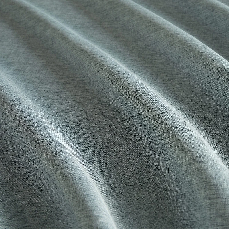 Casual Comfort Linen-Look  Solid Shower Curtain