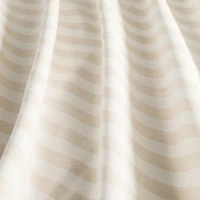Casual Comfort Cotton Blend Classic Stripe Printed Shower Curtain