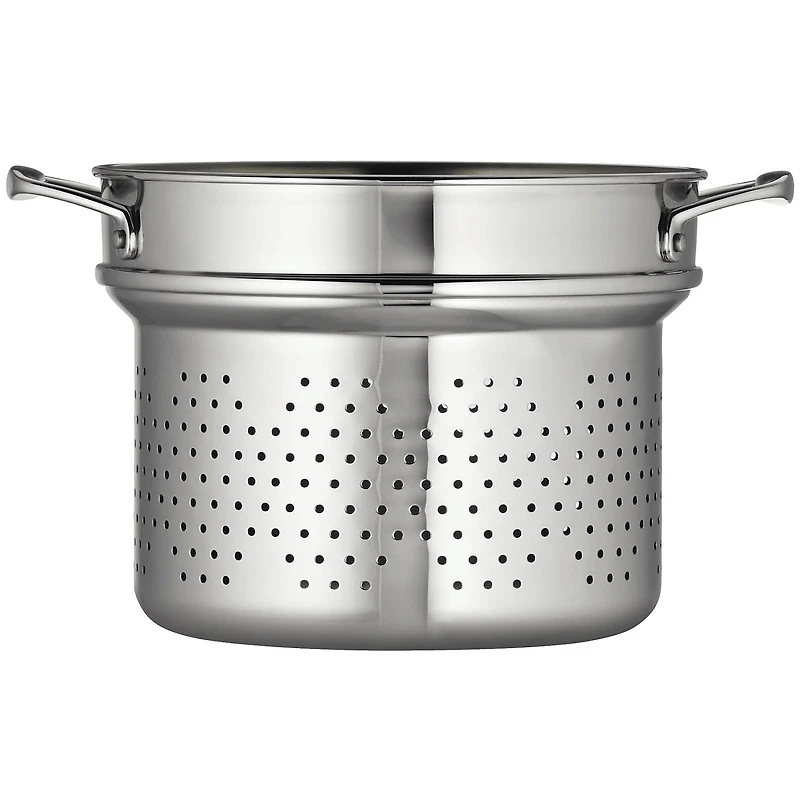 18/10 Stainless Steel 9½" Pasta Insert for Tramontina Gourmet 8-qt. Tri-Ply Clad Stock Pot