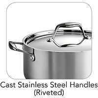 Tramontina Gourmet 8-pc. Tri-Ply Clad 18/10 Stainless Steel Induction-Ready Cookware Set