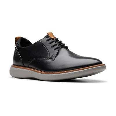 Clarks Brantin Plain Mens Round Closed Toe Oxford Shoes